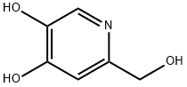 3,4-Pyridinediol,6-(hydroxymethyl)-(9CI) Struktur