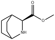 2-Azabicyclo[2.2.2]octane-3-carboxylicacid,methylester,(3S)-(9CI) Struktur