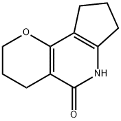 Cyclopenta[b]pyrano[2,3-d]pyridin-5(2H)-one, 3,4,6,7,8,9-hexahydro- (9CI) Struktur