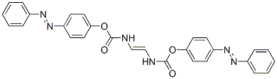 N,N'-Vinylenedicarbamic acid bis(p-phenylazophenyl) ester Struktur