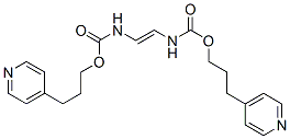 N,N'-Vinylenedicarbamic acid bis[3-(4-pyridinyl)propyl] ester Struktur