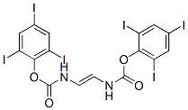 N,N'-Vinylenedicarbamic acid bis(2,4,6-triiodophenyl) ester Struktur