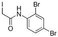 2-Iodo-2',4'-dibromoacetoanilide Struktur