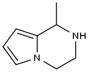 1,2,3,4-四氫-1-甲基吡咯[1,2-A]吡嗪 結(jié)構(gòu)式