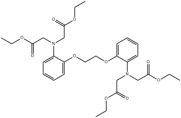 BAPTA TETRAETHYL ESTER Struktur