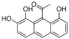 9-Acetyl-1,7,8-anthracenetriol Struktur