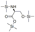 (S)-2-(Trimethylsilylamino)-3-(trimethylsilyloxy)propanoic acid trimethylsilyl ester Struktur