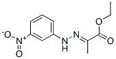 ethyl (2E)-2-[(3-nitrophenyl)hydrazinylidene]propanoate Struktur