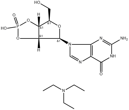 Guanosine 2',3'-Cyclic Phosphate TriethylaMine Salt Struktur