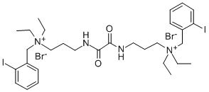 AMMONIUM, OXALYLDIIMINODITRIMETHYLENEBIS(DIETHYL(o-IODOBENZYL)-, DIBRO MIDE Struktur