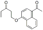 1-(4-Acetyl-1-naphtyloxy)-3-pentanone Struktur