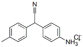 [4-[cyano(p-tolyl)methyl]phenyl]ammonium chloride Struktur