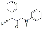 2-[2-(N-Methylanilino)acetyl]-2-phenylacetonitrile Struktur