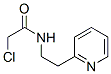 2-Chloro-N-[2-(2-pyridinyl)ethyl]acetamide Struktur