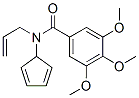 N-Allyl-N-(2,4-cyclopentadien-1-yl)-3,4,5-trimethoxybenzamide Struktur