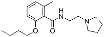 2-Butoxy-6-methyl-N-[2-(1-pyrrolidinyl)ethyl]benzamide Struktur