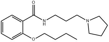 2-Butoxy-N-[3-(1-pyrrolidinyl)propyl]benzamide Struktur