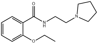 2-Ethoxy-N-[2-(1-pyrrolidinyl)ethyl]benzamide Struktur