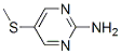 2-Pyrimidinamine, 5-(methylthio)- (9CI) Struktur