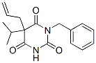 5-Allyl-1-benzyl-5-isopropyl-2,4,6(1H,3H,5H)-pyrimidinetrione Struktur