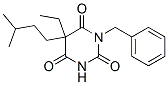 1-Benzyl-5-ethyl-5-isopentylbarbituric acid Struktur