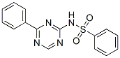 N-(6-Phenyl-s-triazin-2-yl)benzenesulfonamide Struktur