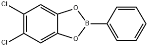 5,6-Dichloro-2-phenyl-1,3,2-benzodioxaborole Struktur