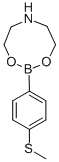 p-Methylthiobenzeneboronic acid 2,2-iminodiethyl ester Struktur