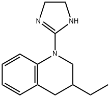 Quinoline, 1-(4,5-dihydro-1H-imidazol-2-yl)-3-ethyl-1,2,3,4-tetrahydro- (9CI) Struktur