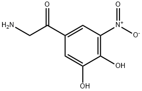 Ethanone, 2-amino-1-(3,4-dihydroxy-5-nitrophenyl)- (9CI) Struktur