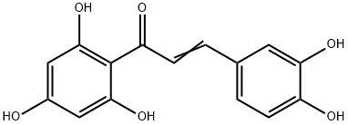 2',4',6',3,4-PENTAHYDROXYCHALCONE Struktur