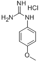 N-(4-METHOXYPHENYL)GUANIDINEHYDROCHLORIDE Struktur