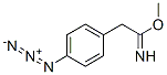 methyl 4-azidophenylacetimidate Struktur