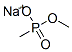 Phosphonic acid, methyl-, monomethyl ester, monosodium salt Struktur