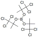 Tris(2,2,2-trichloro-1,1-dimethylethoxy)borane Struktur