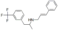 N-cinnamyl-1-[3-(trifluoromethyl)phenyl]propan-2-amine Struktur