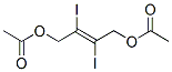 2,3-Diiodo-2-butene-1,4-diol diacetate Struktur