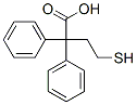 2,2-Diphenyl-4-mercaptobutyric acid Struktur