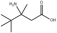 Pentanoic  acid,  3-amino-3,4,4-trimethyl- Struktur