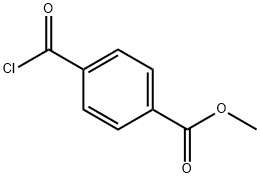 Methyl 4-chlorocarbonylbenzoate Structure