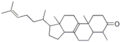 4,10,13-trimethyl-17-(6-methylhept-5-en-2-yl)-1,2,4,5,6,7,11,12,14,15,16,17-dodecahydrocyclopenta[a]phenanthren-3-one Struktur