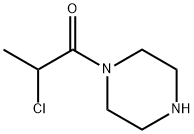 Piperazine, 1-(2-chloro-1-oxopropyl)- (9CI) Struktur