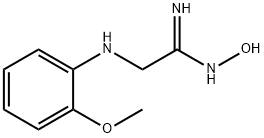 Ethanimidamide, N-hydroxy-2-[(2-methoxyphenyl)amino]- (9CI) Struktur