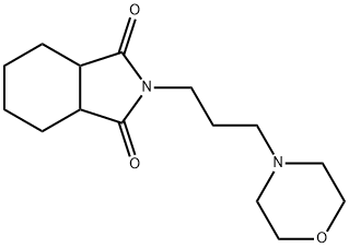 Phthalimide, N-(4-morpholinopropyl)hexahydro- Struktur