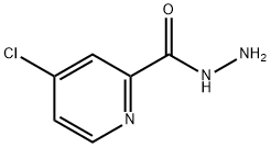 4-CHLORO-PYRIDINE-2-CARBOXYLIC ACID HYDRAZIDE Struktur