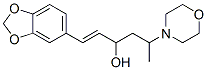 1-[3,4-(Methylenebisoxy)phenyl]-5-morpholino-1-hexen-3-ol Struktur