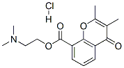 2-dimethylaminoethyl 2,3-dimethyl-4-oxo-chromene-8-carboxylate hydroch loride Struktur