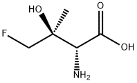 D-Valine, 4-fluoro-3-hydroxy-, (3S)- (9CI) Struktur