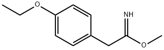 Benzeneethanimidic acid, 4-ethoxy-, methyl ester (9CI) Struktur