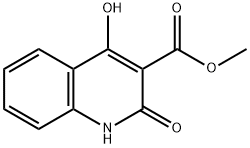 3-Quinolinecarboxylic acid, 1,2-dihydro-4-hydroxy-2-oxo-, Methyl ester Struktur